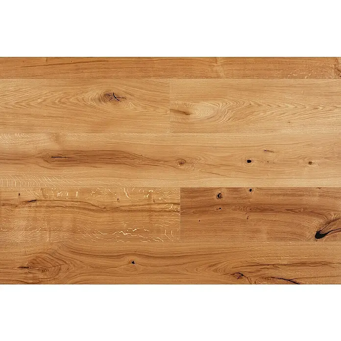Fertigparkett Eiche Romeo - 2.200 x 260 x 15 mm, Landhausdiele - Draufsicht