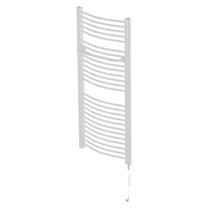 Admiral Elektrische badkamerradiator Mannheim - 60 x 131 cm, 600 W, Wit, Verwarmingselement