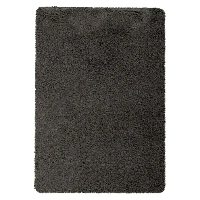 Kupaonski tepih Happy - 40 x 60 cm, Sive boje - Pogled sprijeda