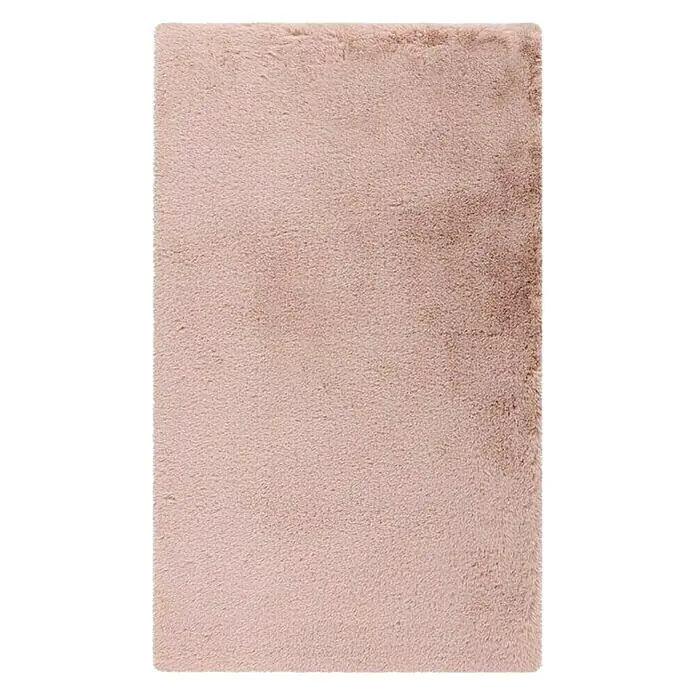 Kupaonski tepih Happy - 67 x 110 cm, Roze boje - Pogled sprijeda