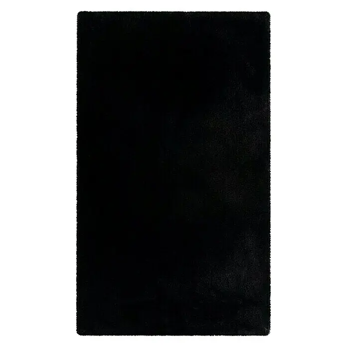 Kupaonski tepih Happy - 67 x 110 cm, Crne boje - Pogled sprijeda