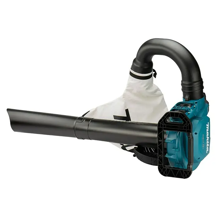 Makita Akku-Laubbläser DUB363ZV - 2 x 18 V, Li-Ionen, Ohne Akku, Blasleistung: 13,4 m³/min - Diagonale Ansicht