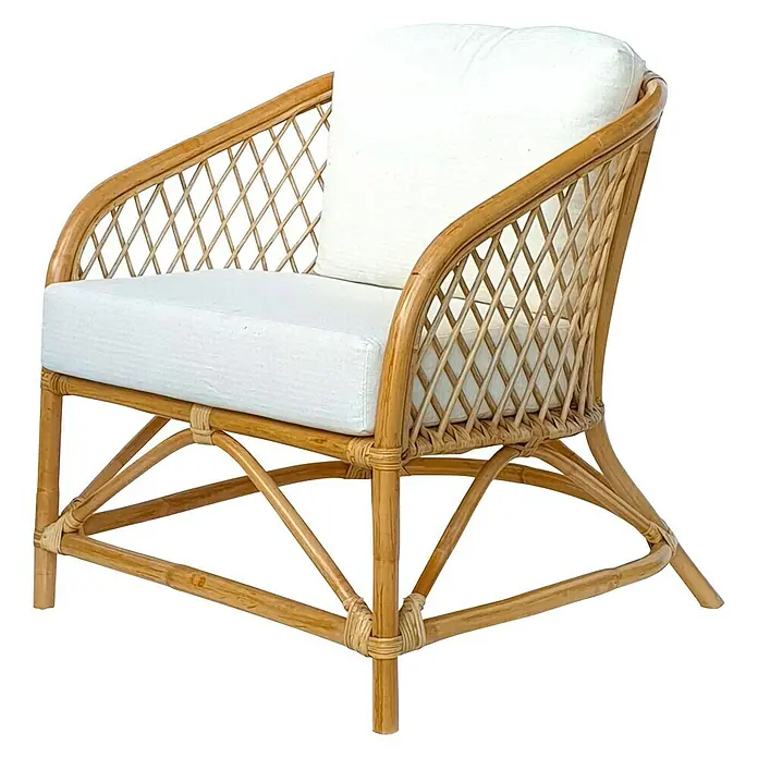 Sunfun Vrtna fotelja Chloe - Natur boje, Š x V: 72 x 85 cm - Dijagonalni pogled
