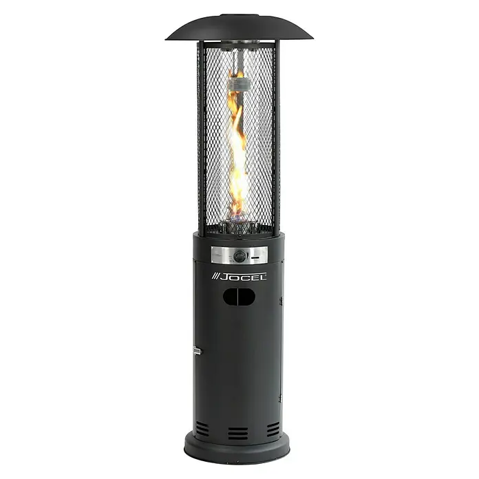 Estufa de exterior Randers - 11 kW, Altura: 182 cm - Vista frontal