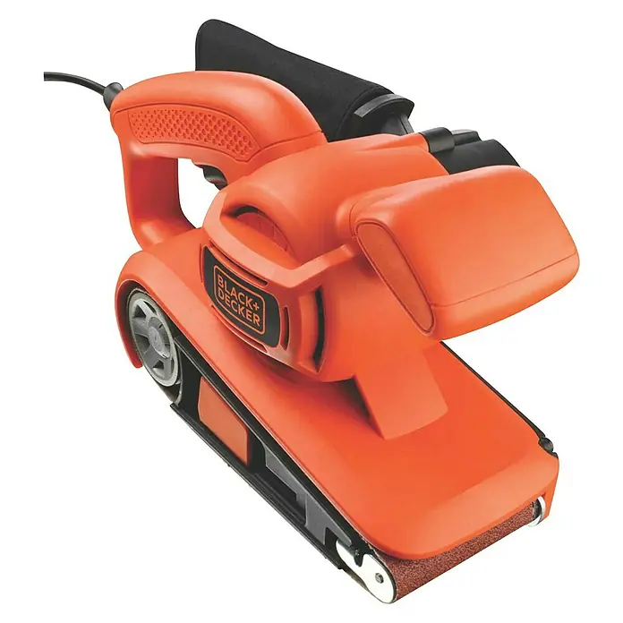 Black+Decker Szalagcsiszoló KA86-QS - 720 W, 75x457 mm - Szögletes nézet