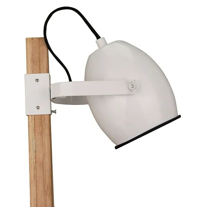 Tischleuchte - 40 W, Holz, E27 - Rechte Seitenansicht