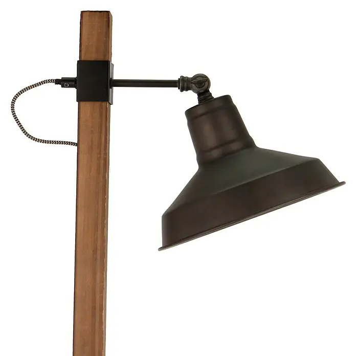 Stehleuchte - 40 W, Höhe: 140 cm, Weiß, E27 - Detailaufnahme