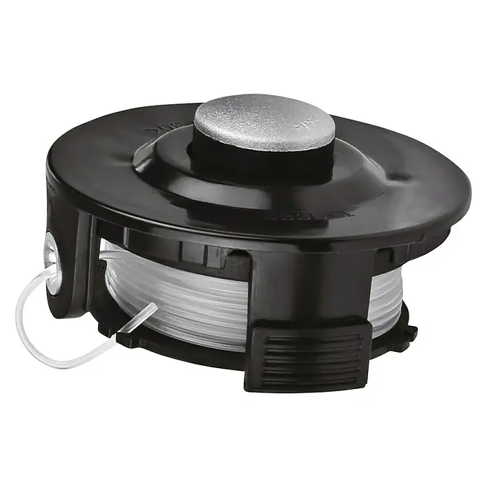 Makita Fadenkopf Tap&Go - Passend für: Makita Akku-Rasentrimmer DUR181Z und DUR181RF, Anzahl der Fäden: 1 - Diagonale Ansicht