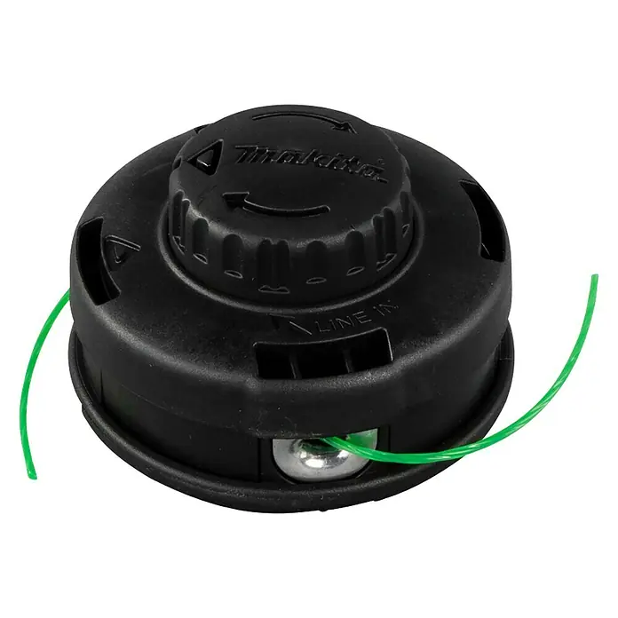 Makita Fadenkopf Tap&Go - Passend für: DUR190L/U, DUR191L/U und DUR365U, Anzahl der Fäden: 2 - Diagonale Ansicht