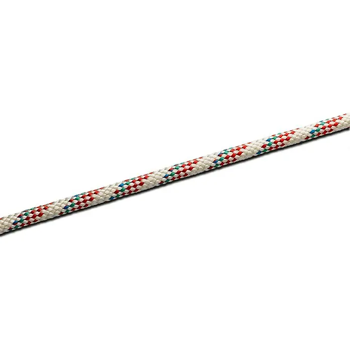 Seilflechter Cabo a metros Atlantik Plus - Diámetro: 14 mm, Blanco/rojo, Poliéster - Primer plano
