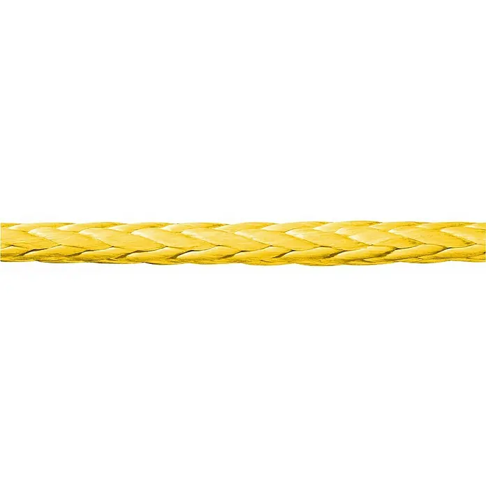 Seilflechter Gaza PU 12 - Diámetro: 8 mm, Amarillo, Novoleen - Primer plano