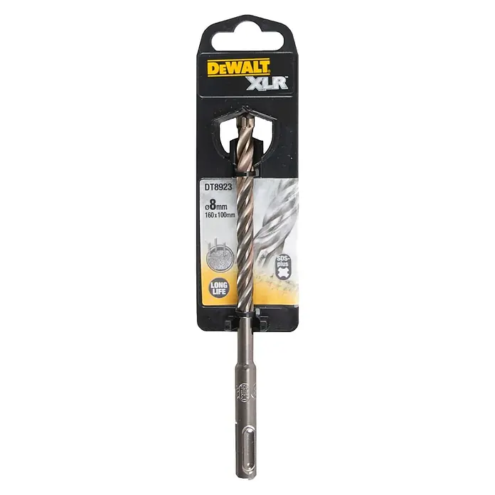 Dewalt SDS-Plus Betonbohrer - Durchmesser: 8 mm, Länge: 160 mm - Vorderansicht
