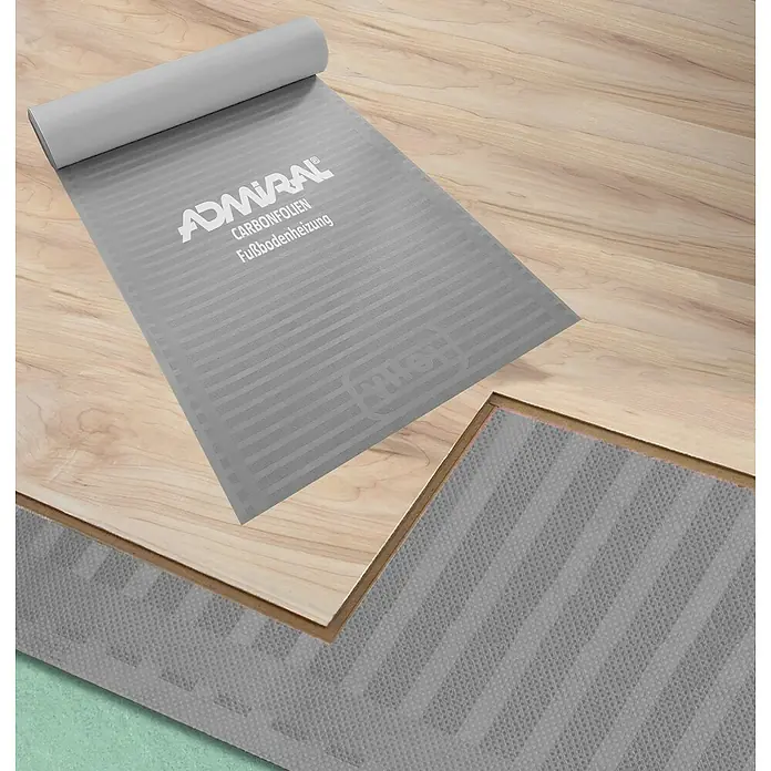 Admiral Laminat- & Parkett-Heizfolie Top-Power - 4,5 x 0,5 m, Beheizbare Fläche: 2,25 m² - Anwendungsbeispiel