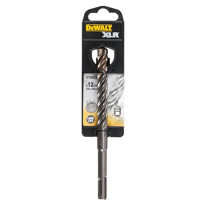 Dewalt SDS-Plus Betonbohrer - Durchmesser: 12 mm, Länge: 160 mm - Vorderansicht