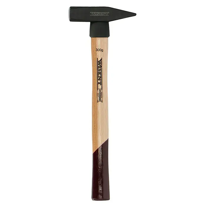 Wisent Schlosserhammer - 300 g, Holz Hickory - Vorderansicht