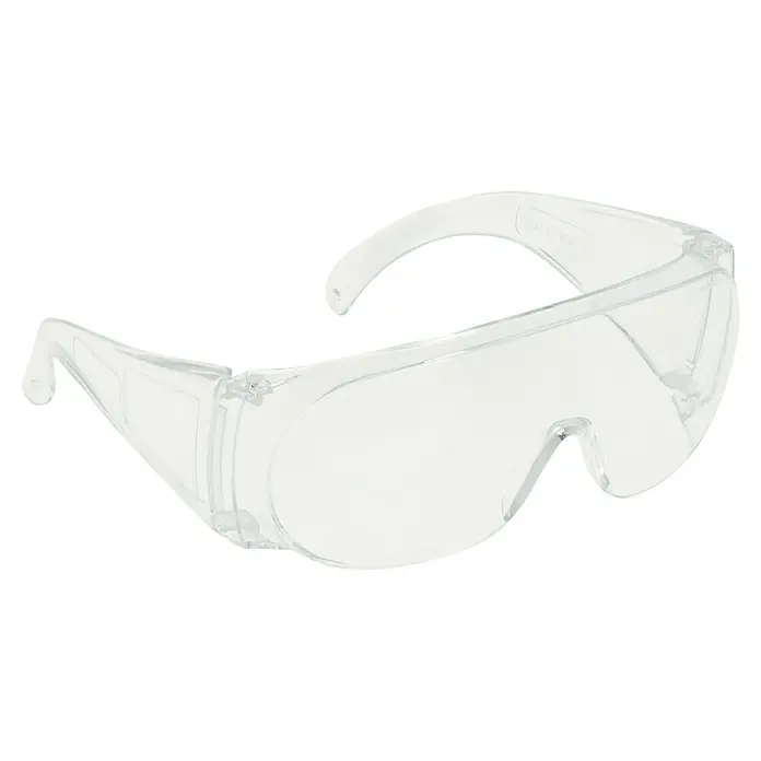 Wisent Schutzbrille - Transparent, Bügel - Diagonale Ansicht