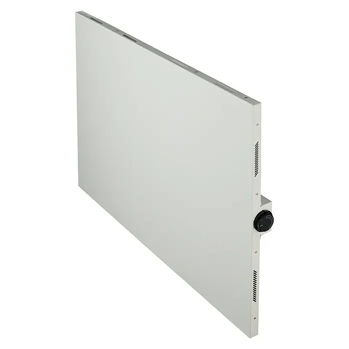 Admiral Infrarot-Metallheizkörper - 100 x 60 cm, 880 W, Weiß - Diagonale Ansicht