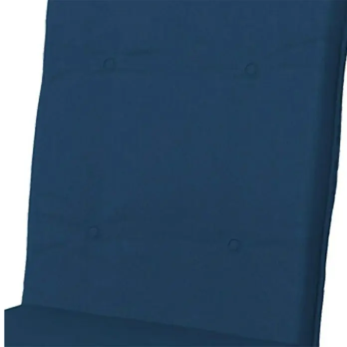 Doppler Gartenmöbel-Auflage - Niederlehner, Dunkelblau, L x B x H: 100 x 48 x 6 cm, Baumwoll-Polyester-Mischgewebe - Detailaufnahme