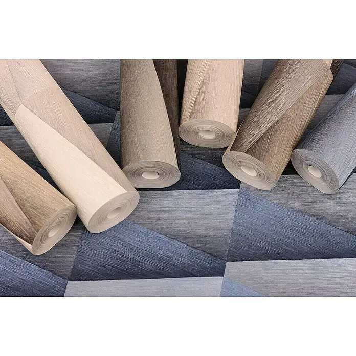 Rasch Composition Vliestapete - Weiß, Grafisch, 10,05 x 0,53 m - Stimmungsaufnahme