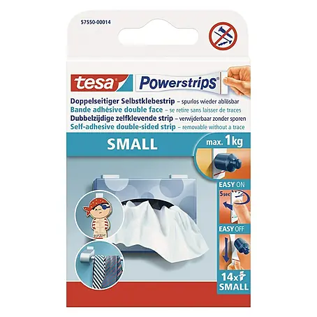 Tesa Powerstrips Selbstklebestrip Small