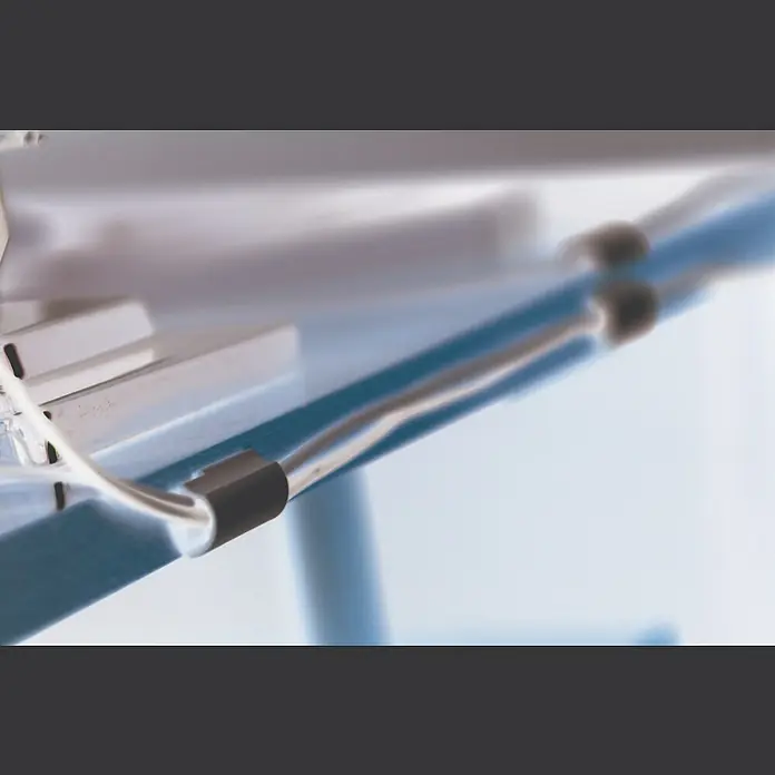 Tesa Powerstrips Kabel-Clip - Weiß, 5 Stk. - Detailaufnahme