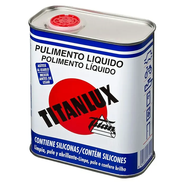 Titanlux Pulimento líquido - 125 ml - Vista angular