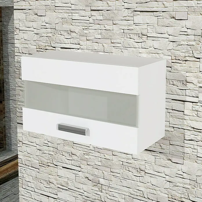Armario colgante Fran - L x An x Al: 55 x 23 x 33 cm, Blanco - Foto ambiente