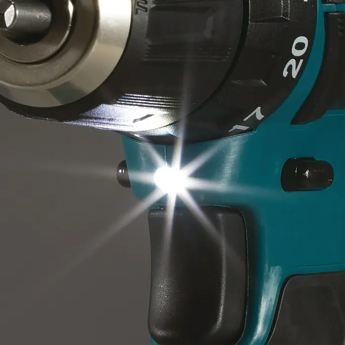 Makita Akku-Schlagbohrschrauber HP333DSAX1 - 12 V, 2 Akkus, 2 Ah, Leerlaufdrehzahl: 0 U/min - 1.700 U/min - Detailaufnahme