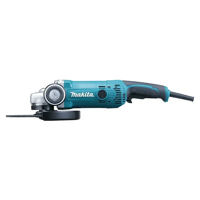 Makita Winkelschleifer GA9050R - 2.000 W, Durchmesser Scheibe: 230 mm, Leerlaufdrehzahl: 6.600 U/min - Linke Seitenansicht