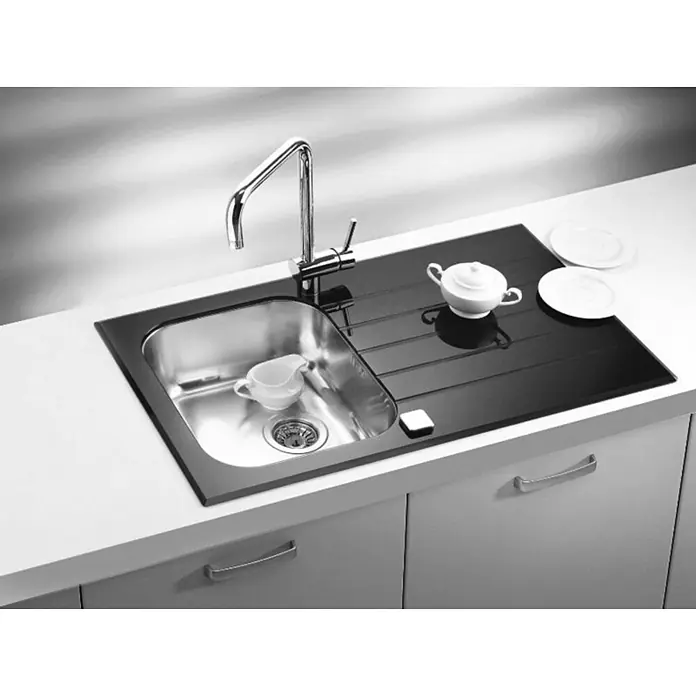 Alveus Ugradbeni sudoper Glassix 10 - 86 x 50 cm - Živopisni prikaz