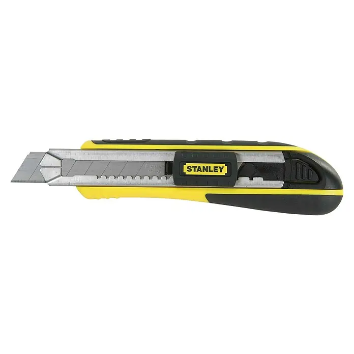 Stanley FatMax Cuttermesser - Klingenbreite: 18 mm, Abbrechklinge, Länge: 180 mm - Vorderansicht