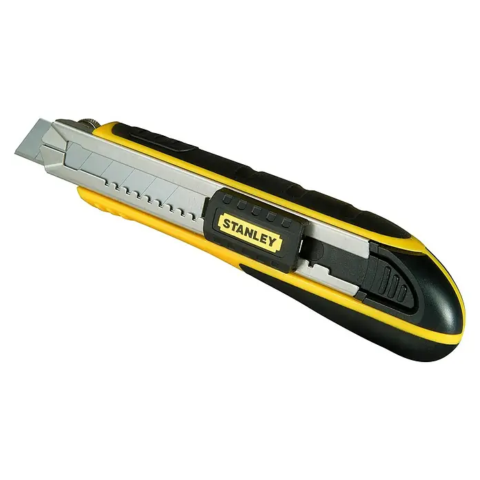 Stanley FatMax Cuttermesser - Klingenbreite: 18 mm, Abbrechklinge, Länge: 180 mm - Diagonale Ansicht