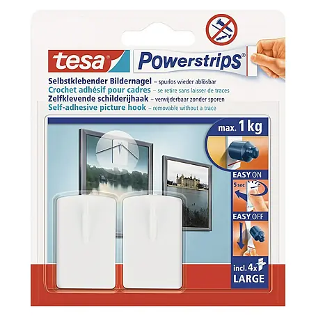 Tesa Powerstrips Bilder-Nagel