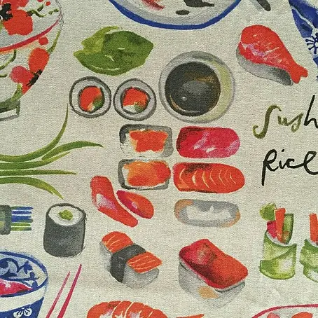 Mantel para mesa a metros Sushi