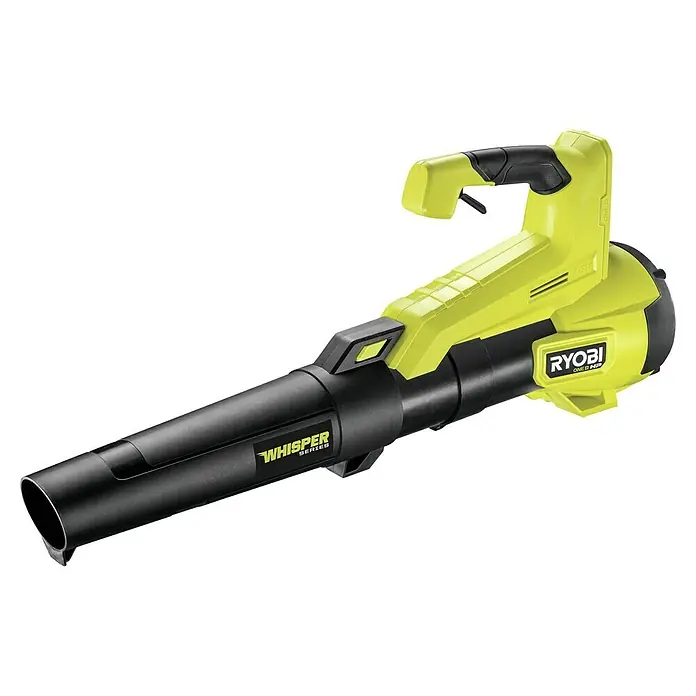 Ryobi ONE+ Akku-Laubbläser RY18BLXC-0 - Blasgeschwindigkeit: 177 km/h - Diagonale Ansicht