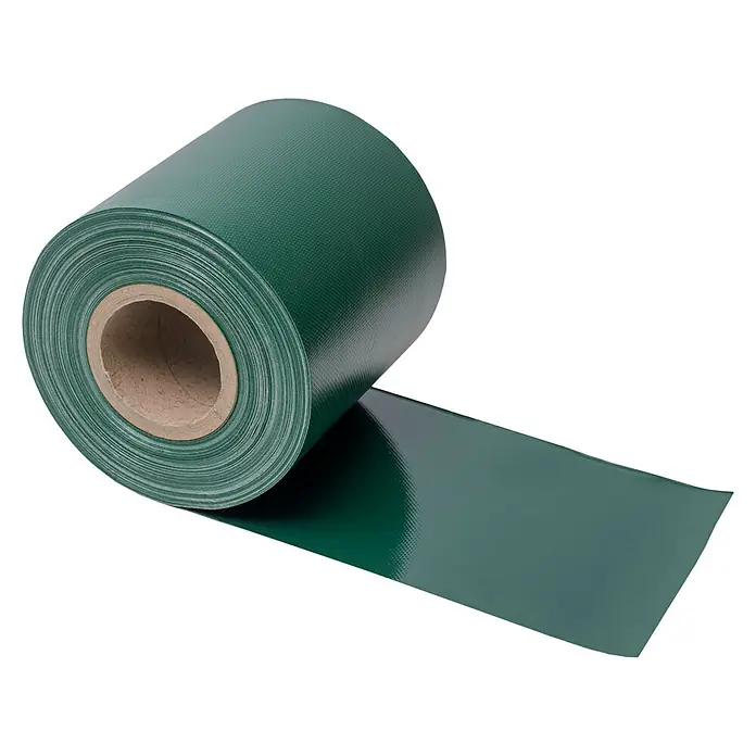Videx Garden Sichtschutzstreifen - Grün, 35 m x 19 cm, PVC - Diagonale Ansicht