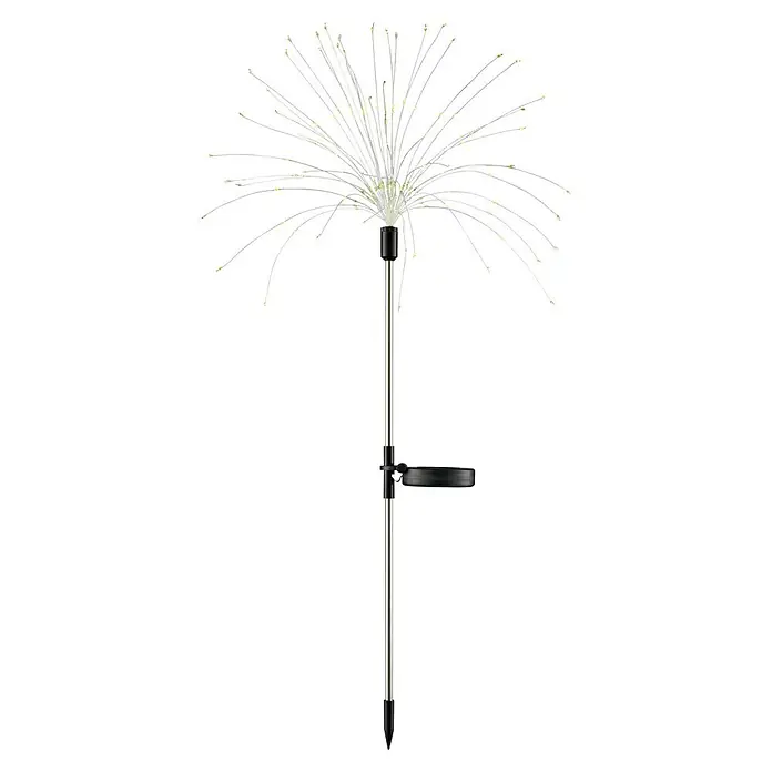 BAUHAUS Lámpara solar Fireworks - Blanco cálido - Vista frontal