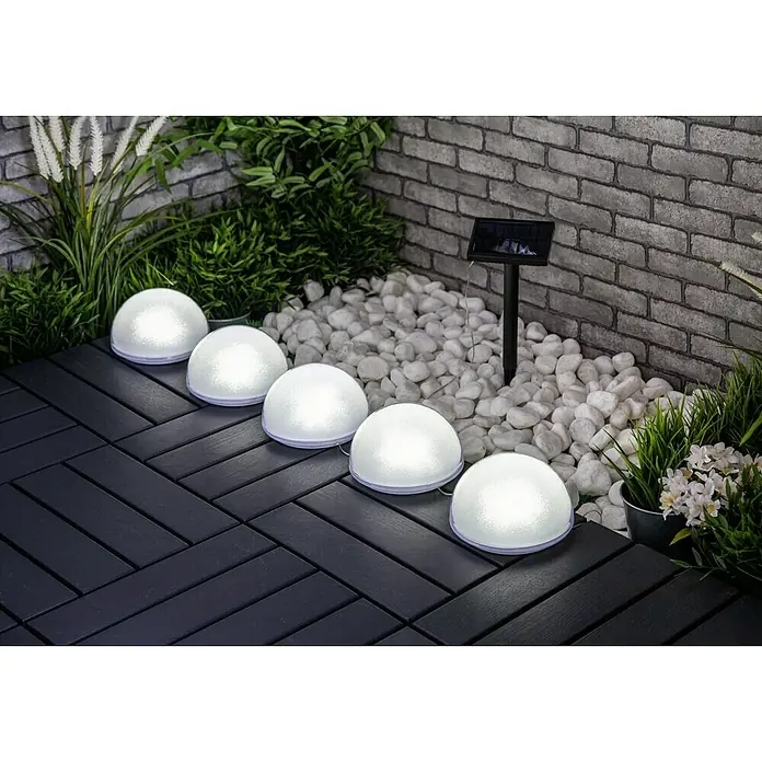 BAUHAUS Lámpara solar - 57,5 x 15 x 14,5 cm - Foto ambiente