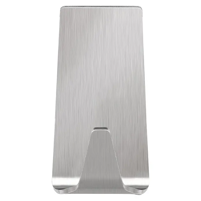 Tesa Powerstrips Selbstklebehaken - Rechteckig, Größe: L, Metallic, 1 Stk. - Diagonale Ansicht