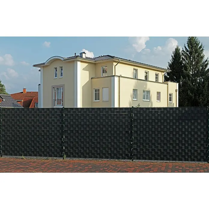 Videx Garden Sichtschutzstreifen - 200 x 19 cm, Anthrazit - Stimmungsaufnahme