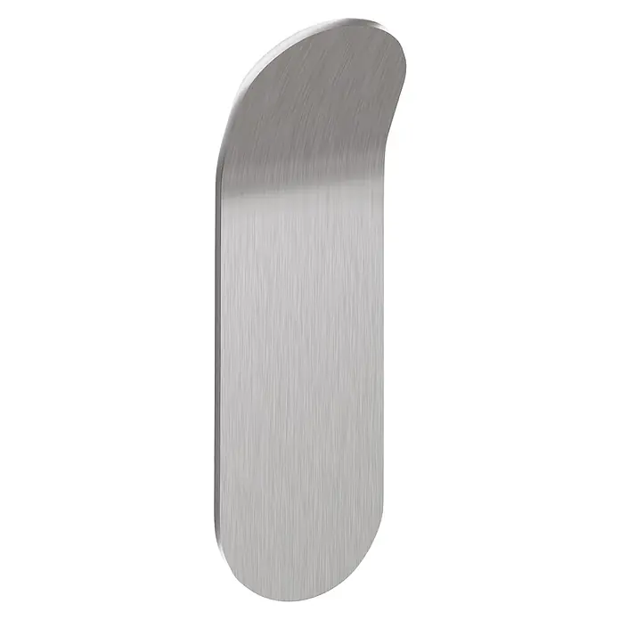 Tesa Powerstrips Selbstklebehaken - Größe: S, Metallic, 2 Stk. - Diagonale Ansicht