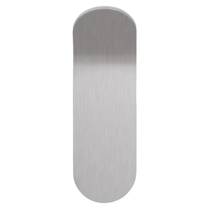 Tesa Powerstrips Selbstklebehaken - Größe: S, Metallic, 2 Stk. - Vorderansicht