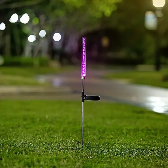 BAUHAUS Solarna svjetiljka - LED, 0,06 W, RGB upravljanje bojom - Živopisni prikaz