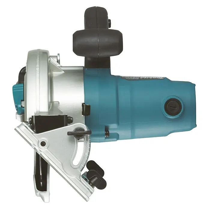 Makita Handkreissäge HS6601J - 1.050 W, Sägeblatt: Ø 165 mm, Leerlaufdrehzahl: 0 U/min - 5.200 U/min - Diagonale Ansicht
