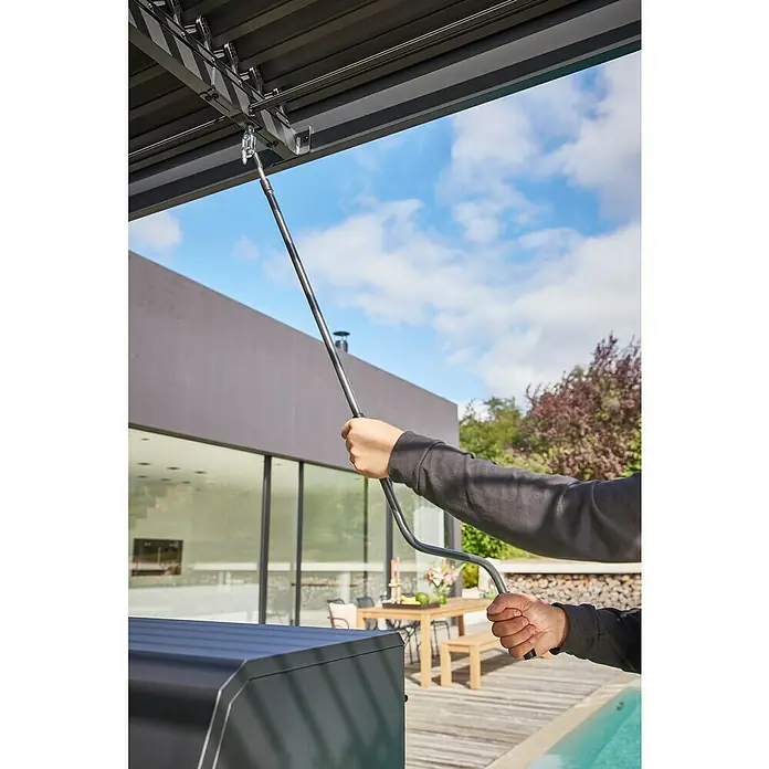 Sunfun Melina Grillpavillon - L x B x H: 160 x 250 x 220 cm, Schwarz - Anwendungsbeispiel