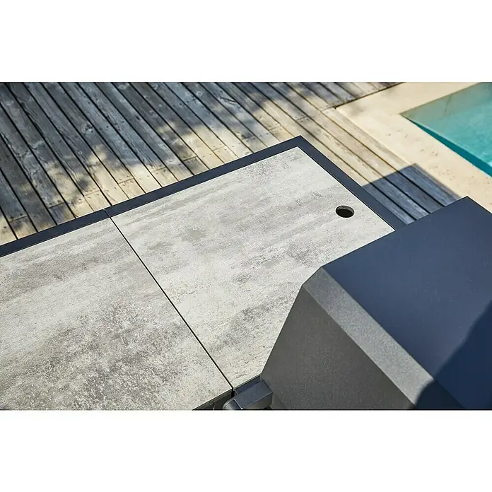 Sunfun Melina Grillküchen-Modul Gasschrank - Schwarz, L x B x H: 60 x 60 x 90 cm - Detailaufnahme