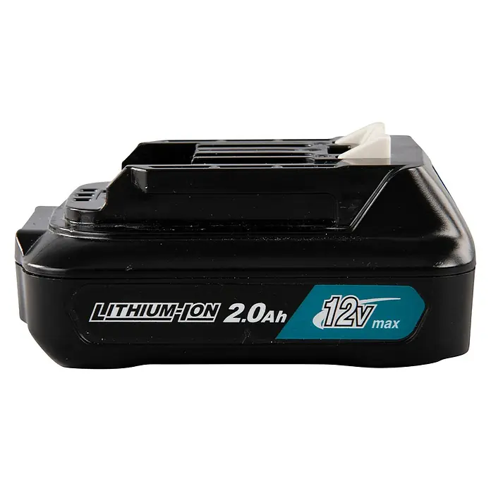 Makita Akku BL1021B - 12 V, 2 Ah - Linke Seitenansicht