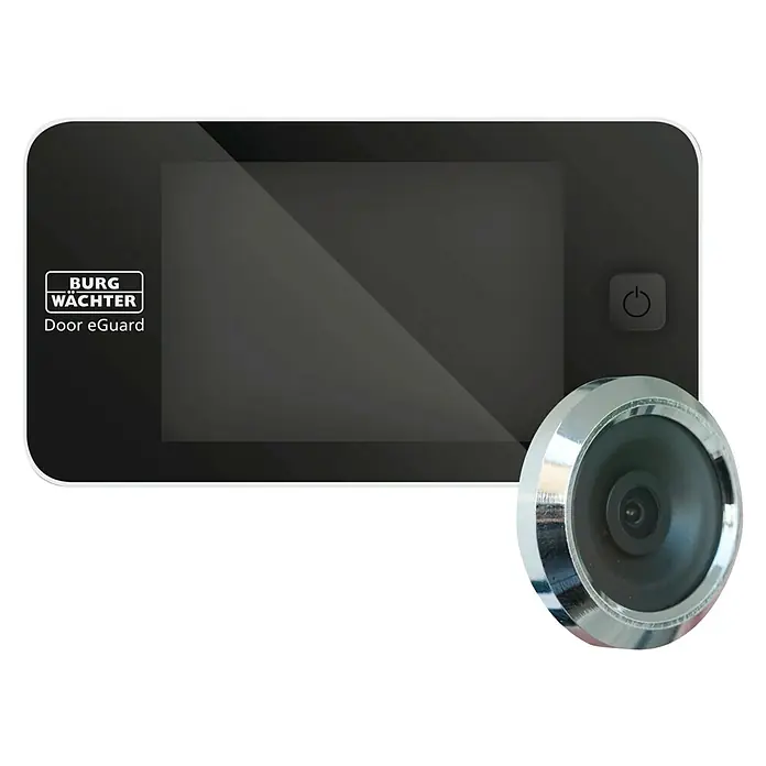 Burg-Wächter Digitaler Türspion eGuard DG 8100 - Türstärke: 38 mm - 110 mm - Vorderansicht
