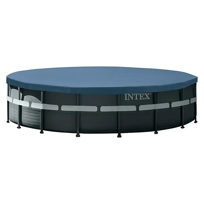 Intex Frame-Pool-Set Ultra Rondo XTR - Ø x H: 549 x 132 cm, 26,42 m³, Anthrazit - Vorderansicht
