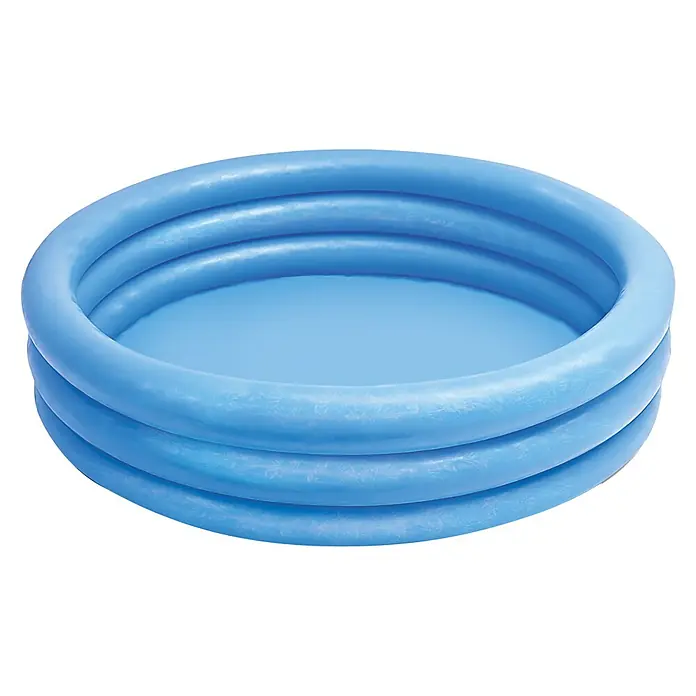 Intex Piscina hinchable Crystal Blue - Diámetro: 147 cm - Vista frontal